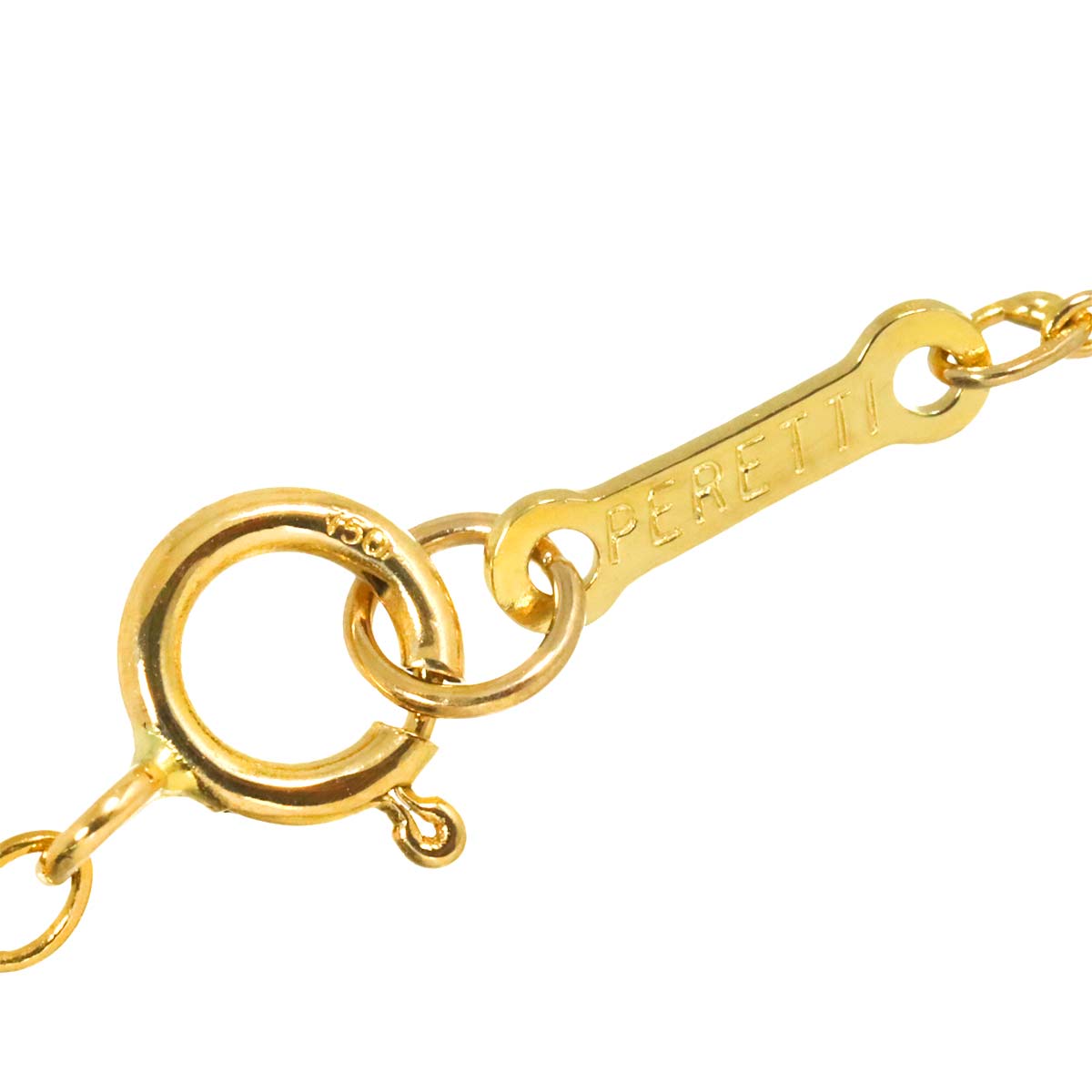 Bean Necklace 18K Yellow Gold 750