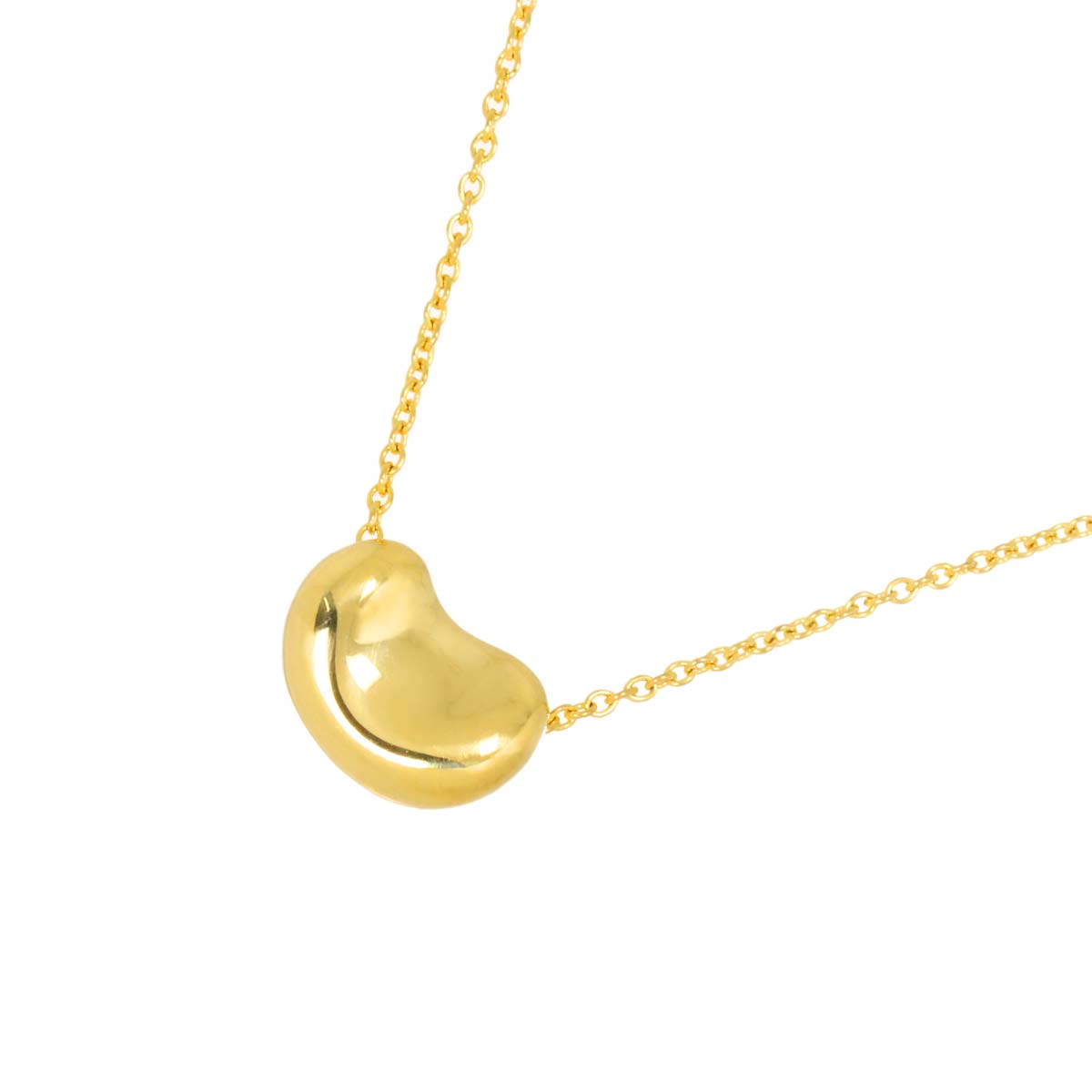 Bean Necklace 18K Yellow Gold 750