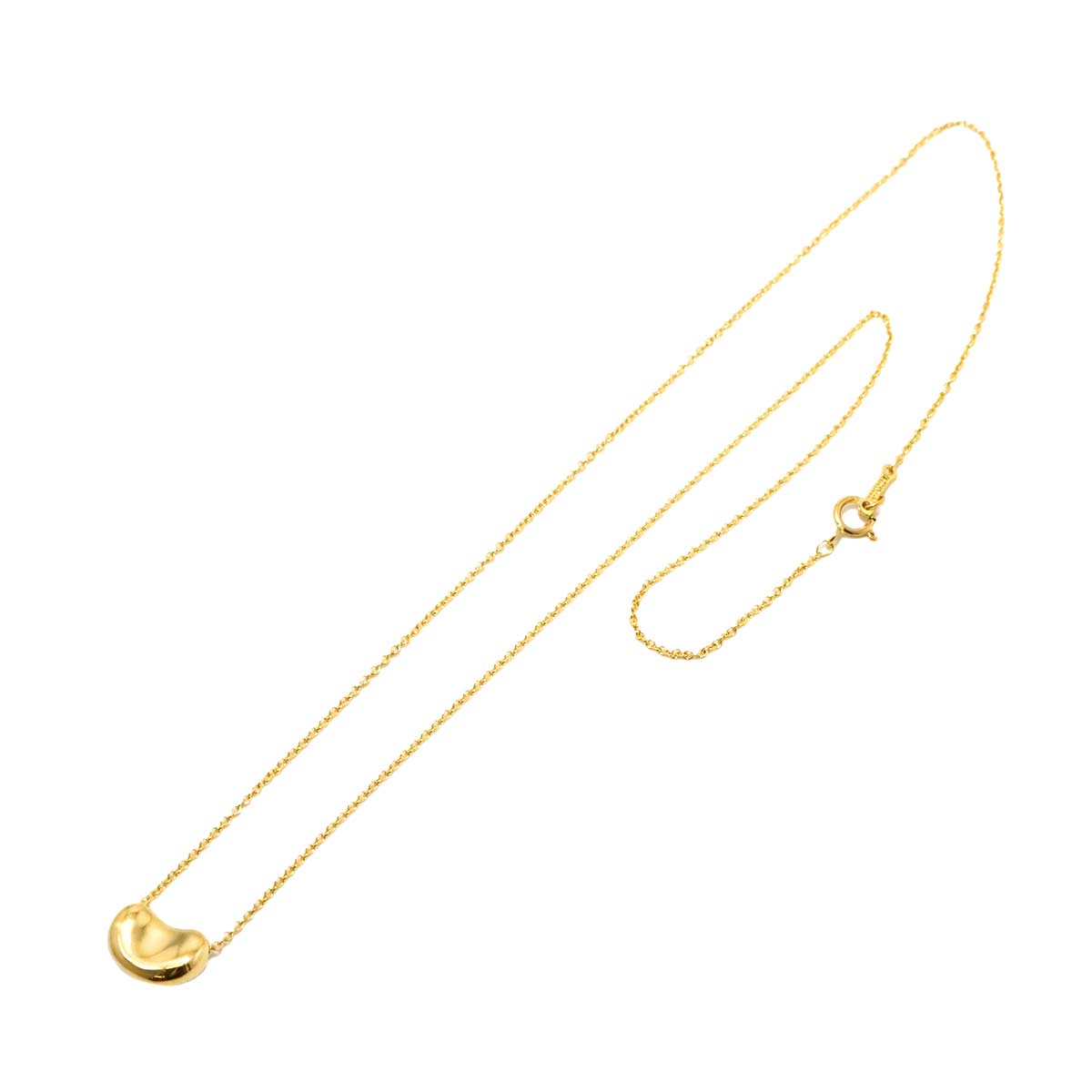 Bean Necklace 18K Yellow Gold 750