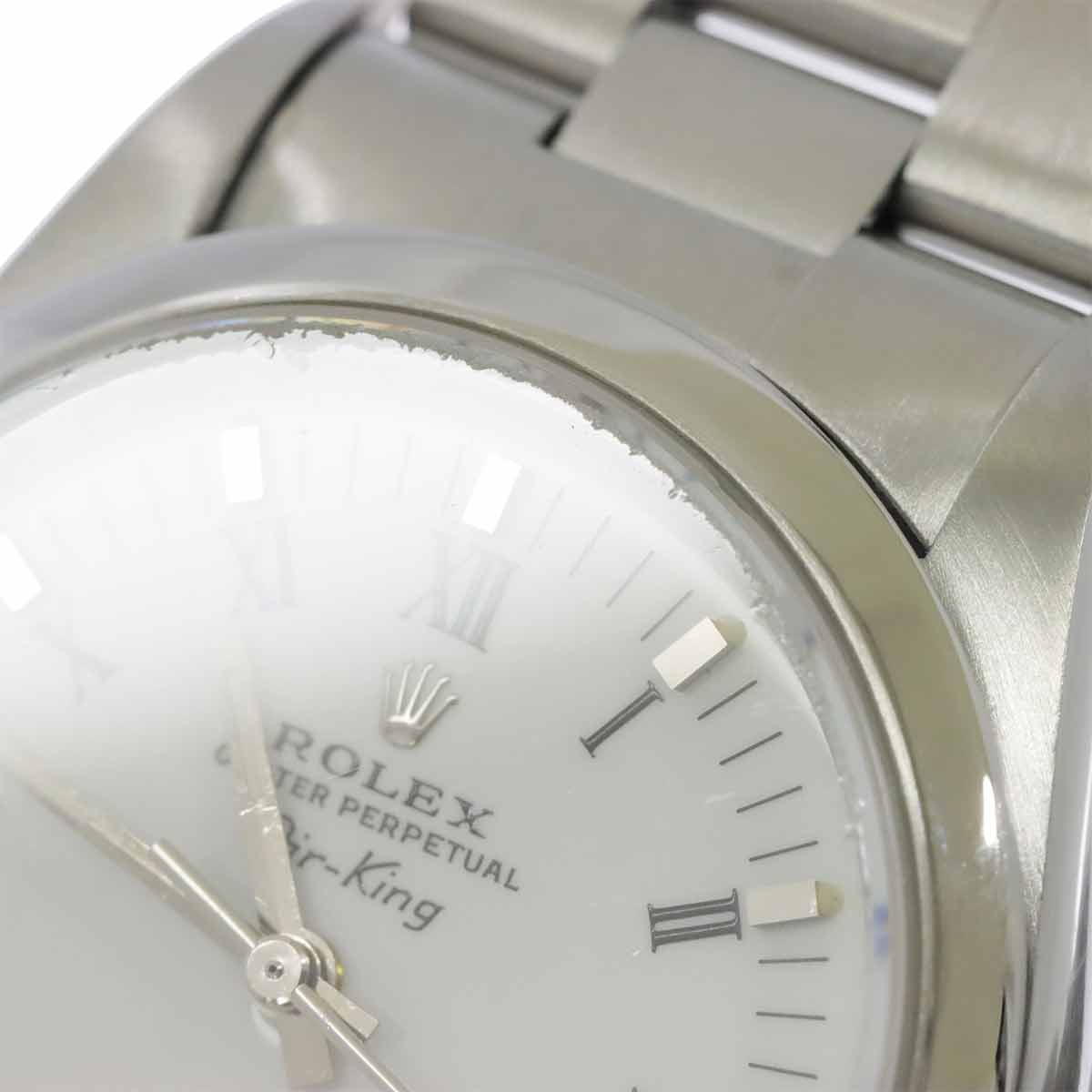 Air King 14000 Serial T Automatic White Dial Mens Watch