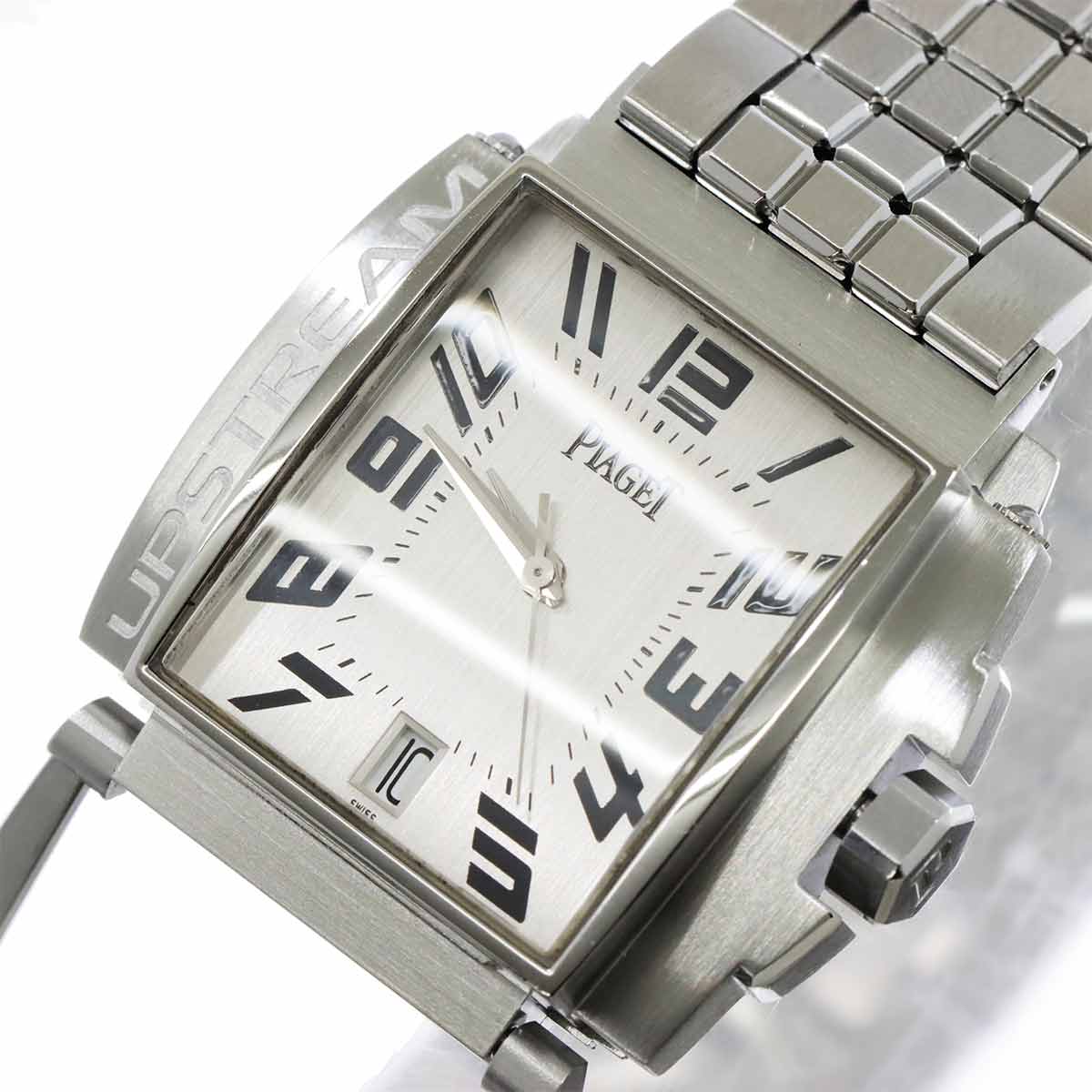 upstream 27050 Date Automatic Silver Dial Mens Watch