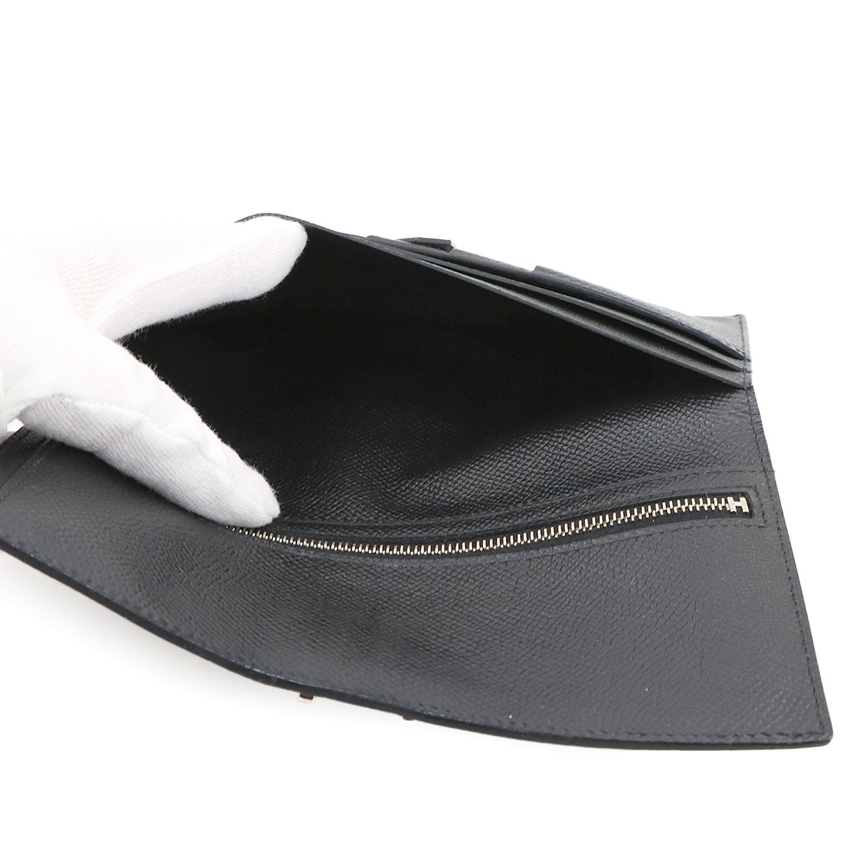 Bearn Classic Long Wallet Epsom Black Purse