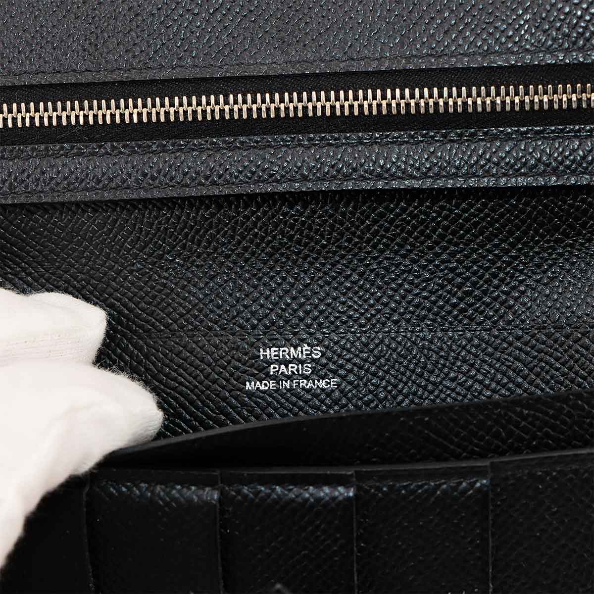 Bearn Classic Long Wallet Epsom Black Purse