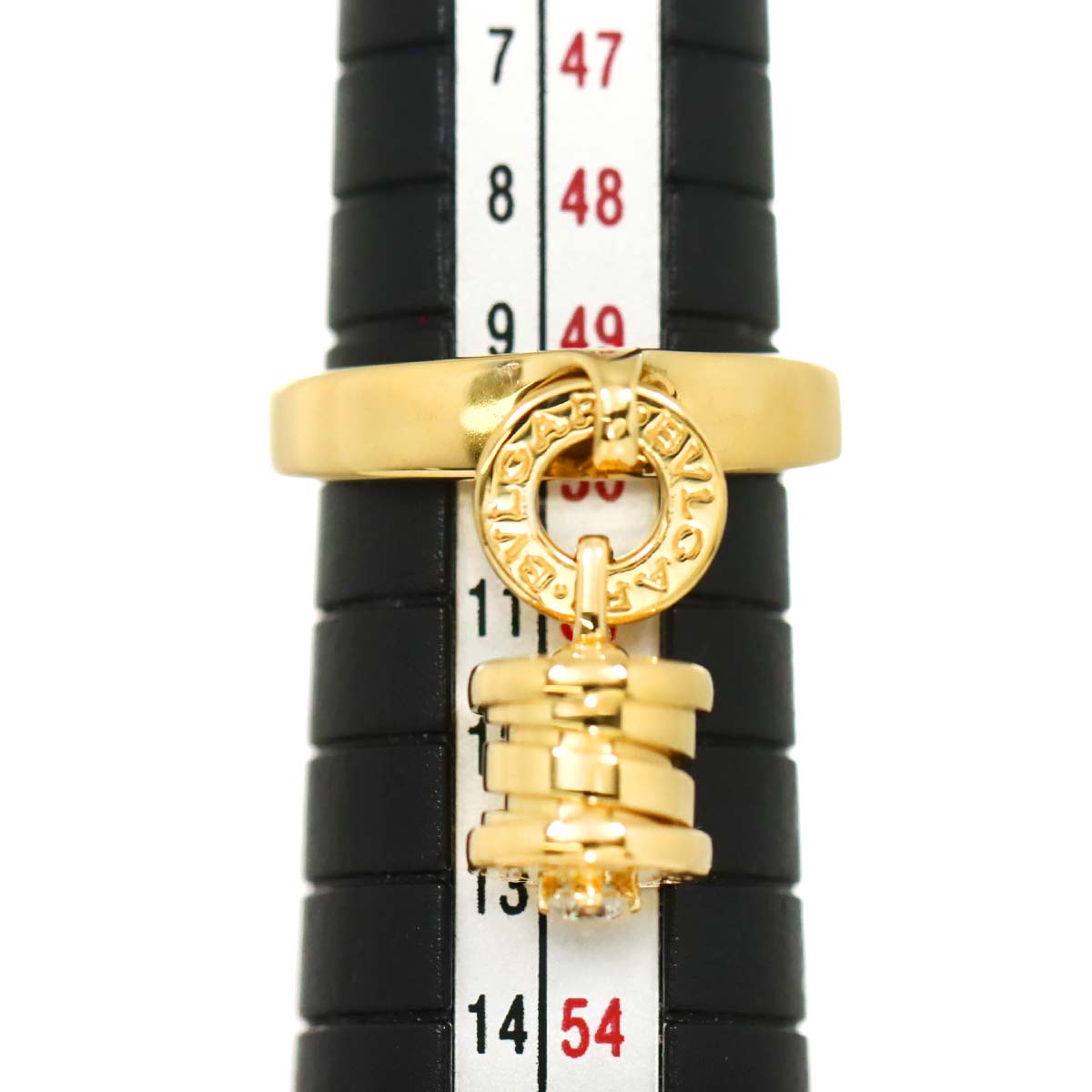 B-ZERO1 Element Diamond Ring 18K YG 750 Size6(US)