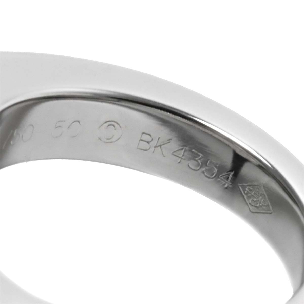 Menotte Onyx Ring 18K White Gold 750 size50 5.25(US)