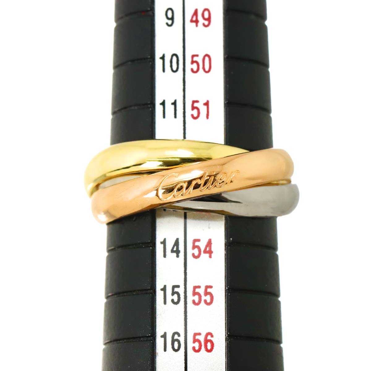 Trinity MM Ring 18K YG WG PG 750 Size53 6-6.25(US)