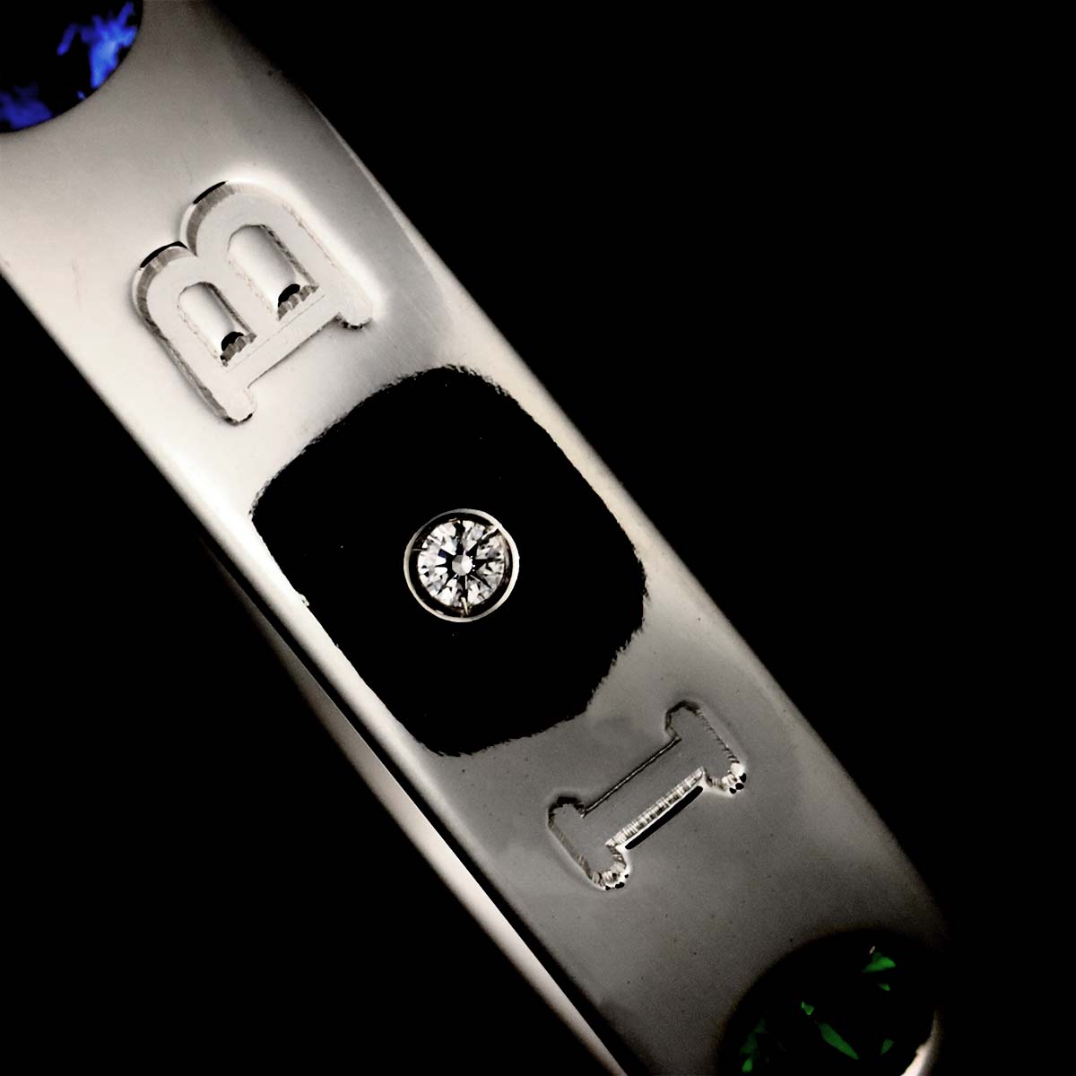 BVLGARI BVLGARI Multi Stone Ring 18K WG 750 size66 11(US)