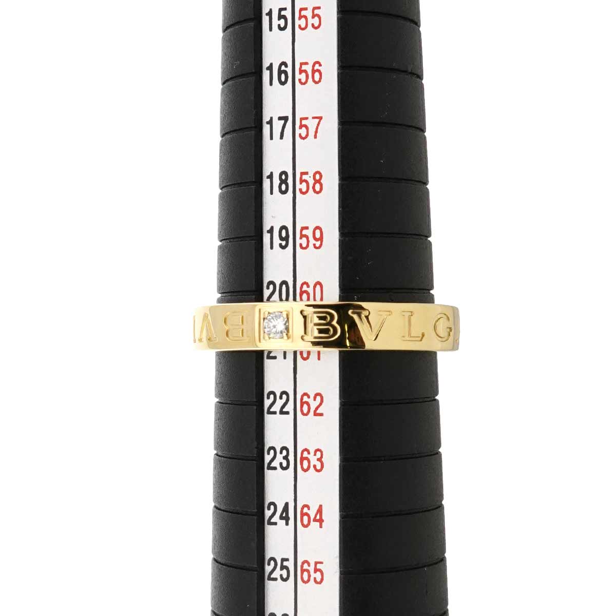 B-ZERO1 Essential Diamond Ring 18K Yellow Gold 750 Size9(US)