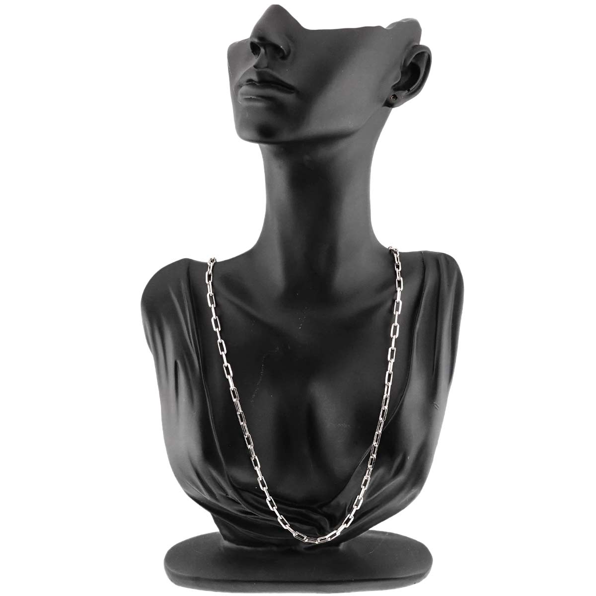 Santos SM Chain Necklace 18K White Gold 750