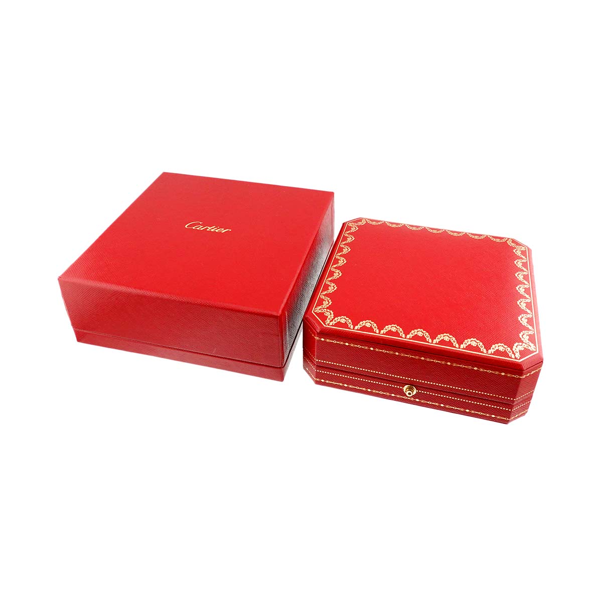 Santos SM Chain Necklace 18K White Gold 750