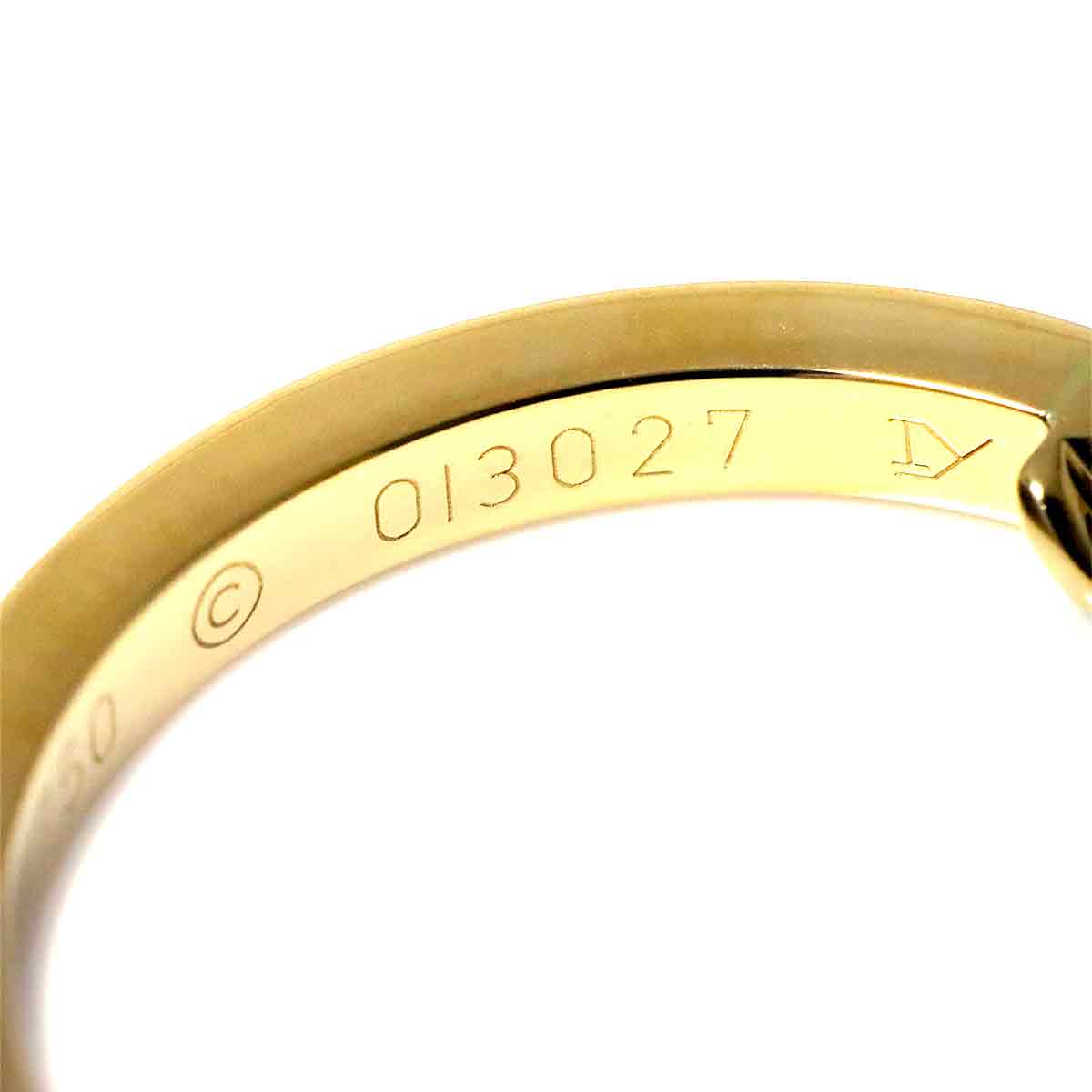 Classic Diamond Hoop Earrings Pierced 18K YG 750