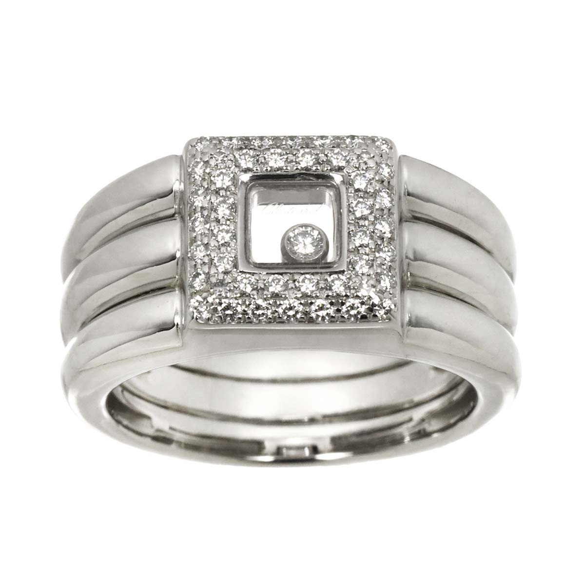 Diamond Ring 18K WG 750 Size9.75-10(US)