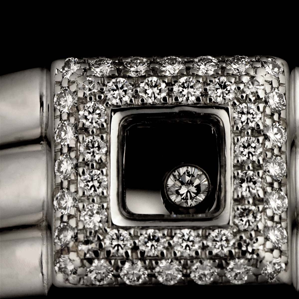 Diamond Ring 18K WG 750 Size9.75-10(US)