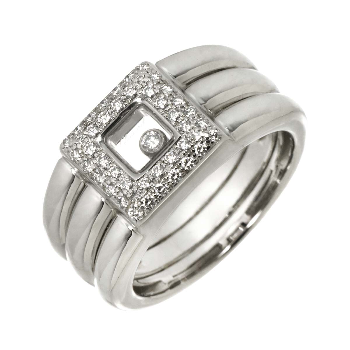 Diamond Ring 18K WG 750 Size9.75-10(US)