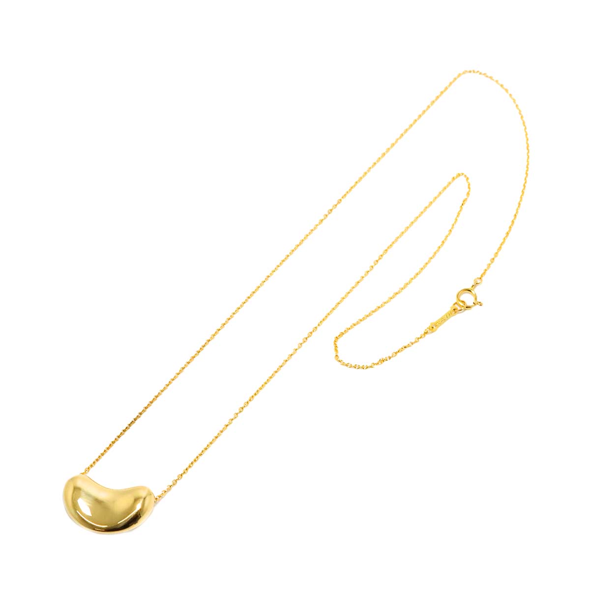 Bean Necklace 18K Yellow Gold 750