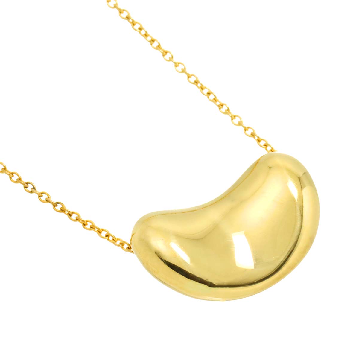 Bean Necklace 18K Yellow Gold 750