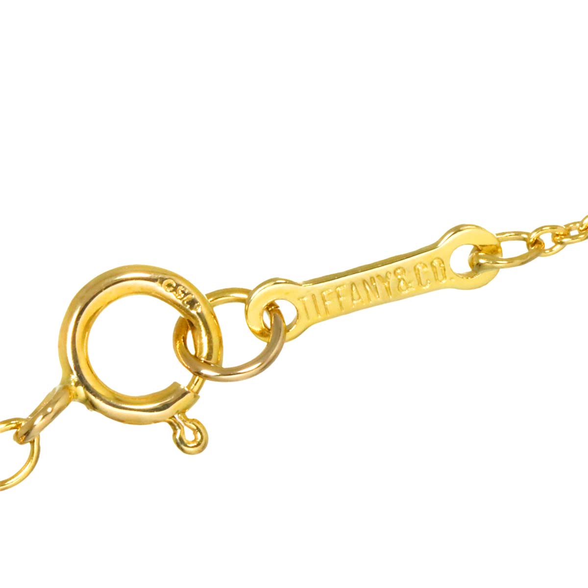 Bean Necklace 18K Yellow Gold 750