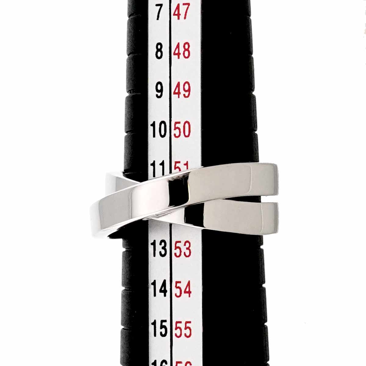 Paris Ring 18K White Gold 750 size52 6(US)