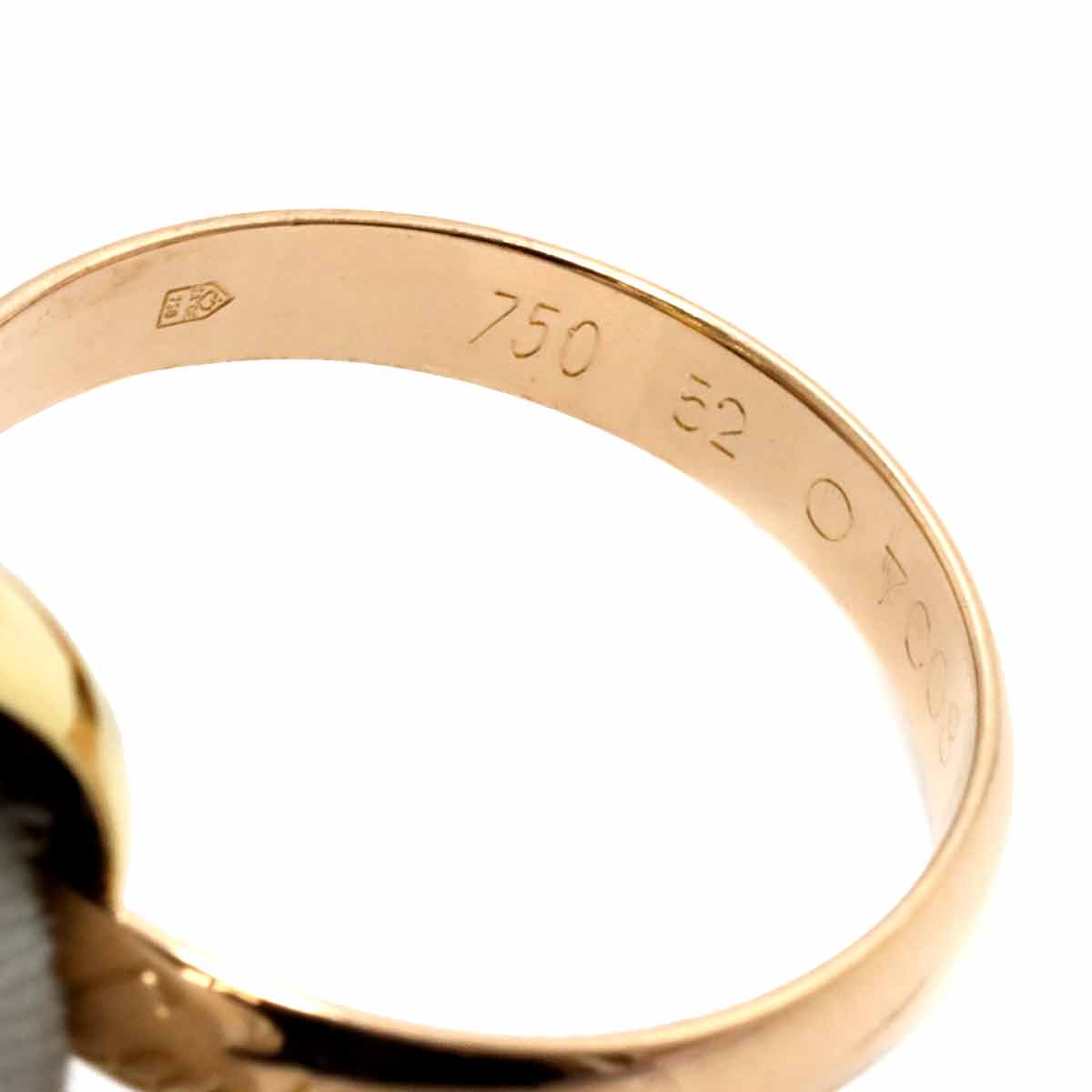 Trinity MM Ring 18K YG WG PG 750 Size52 6(US)