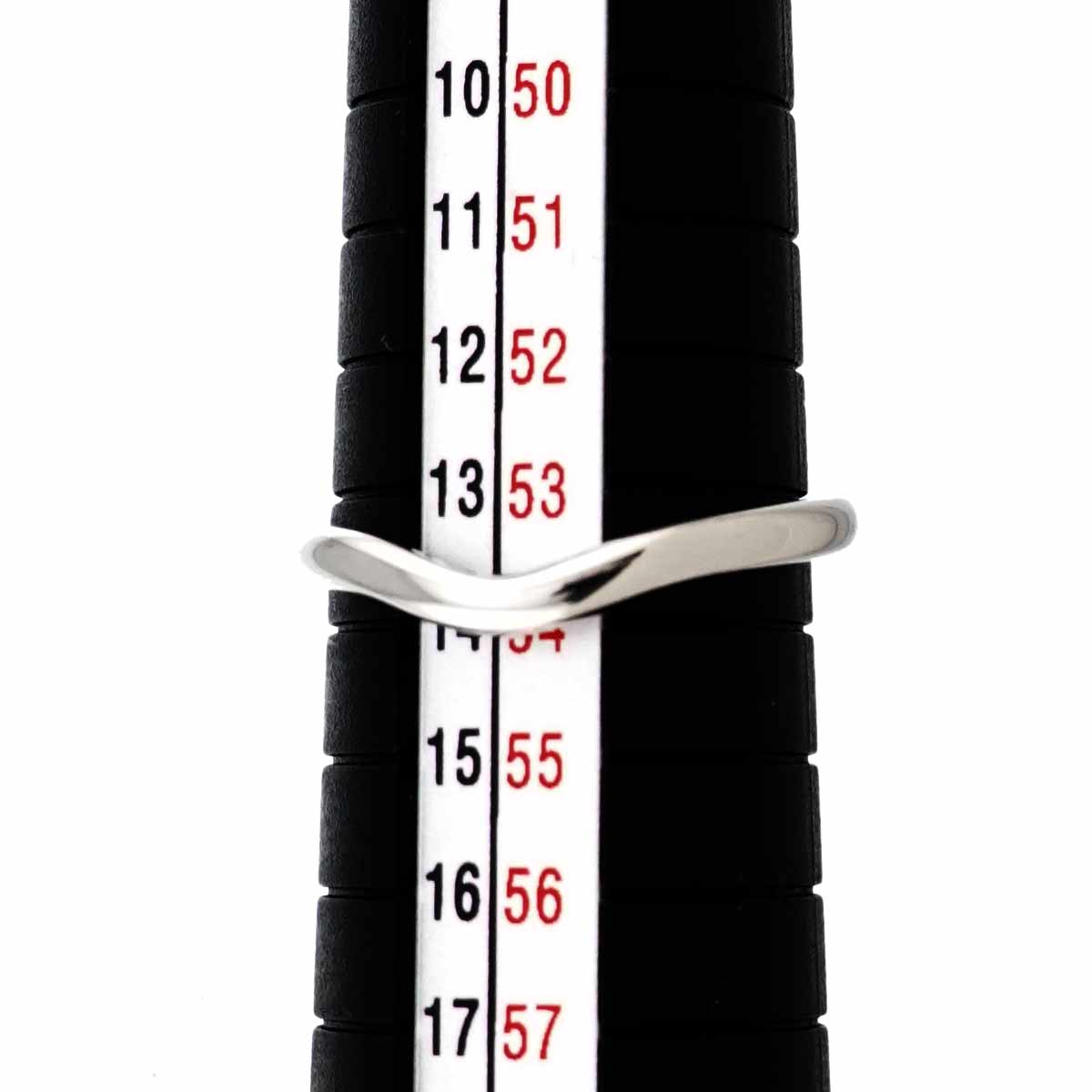 Curved Band Ring Pt Platinum size6.5-6.75(US)