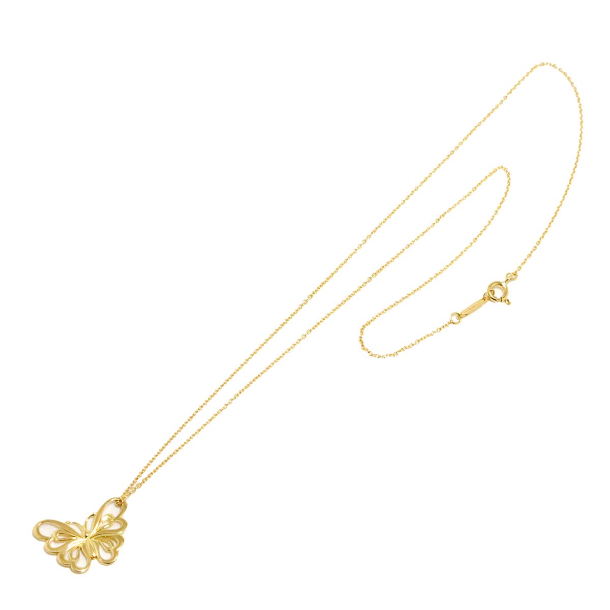 Butterfly Necklace 18K Yellow Gold 750