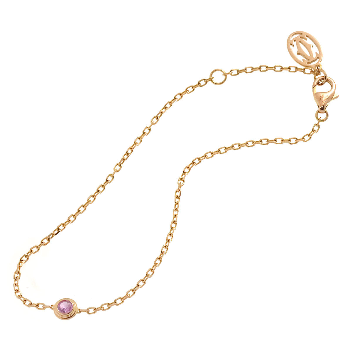 D Amour PinkSapphire Bracelet 18K Pink Gold 750