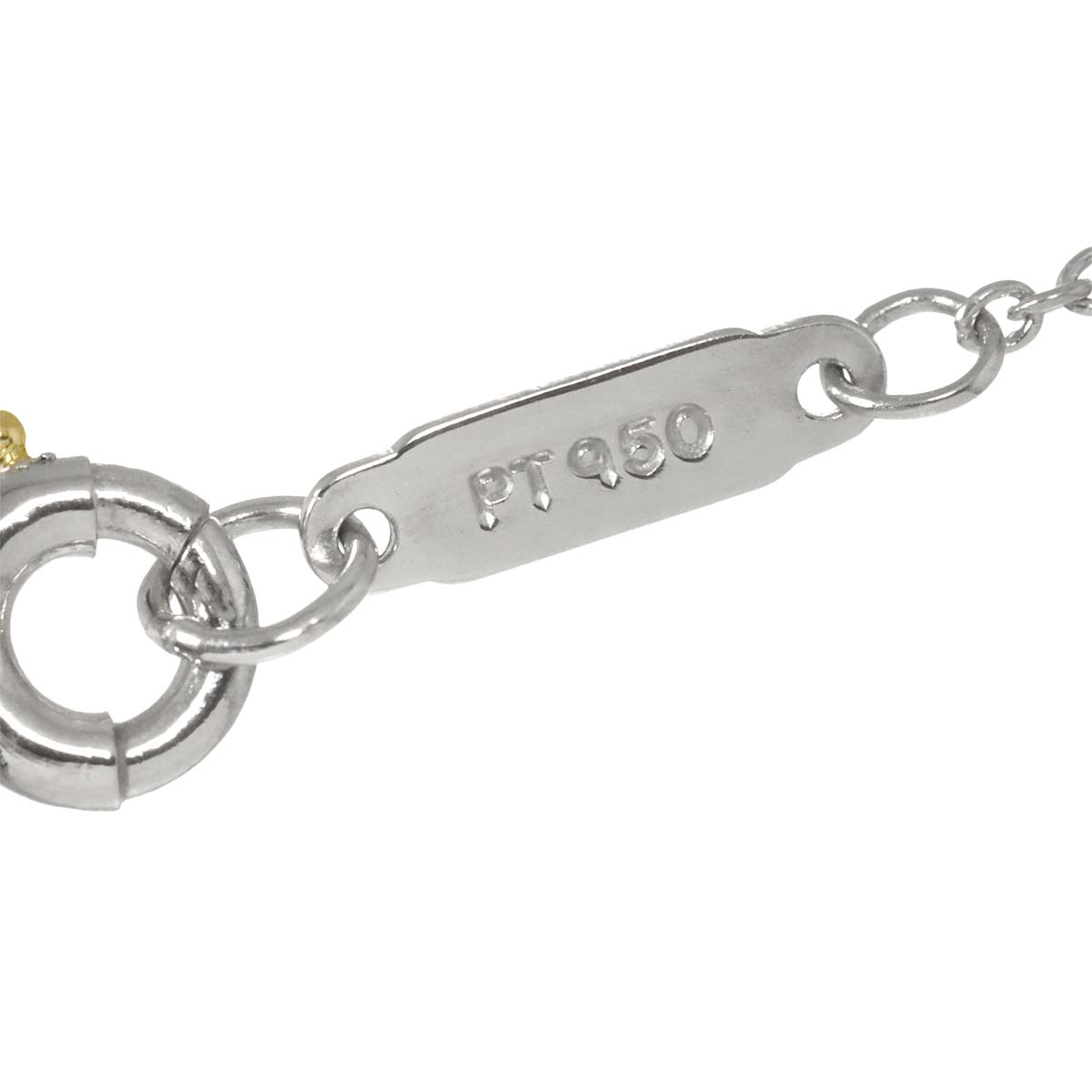 Small Cross Diamond Necklace Platinum