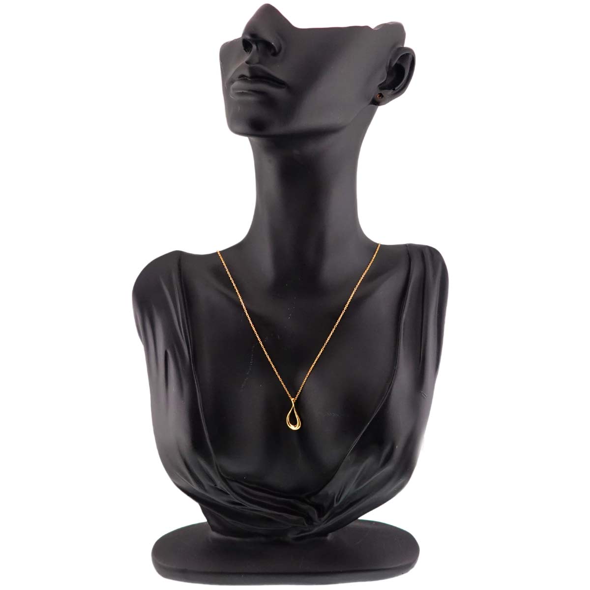 Open Teardrop Necklace 18K Yellow Gold 750