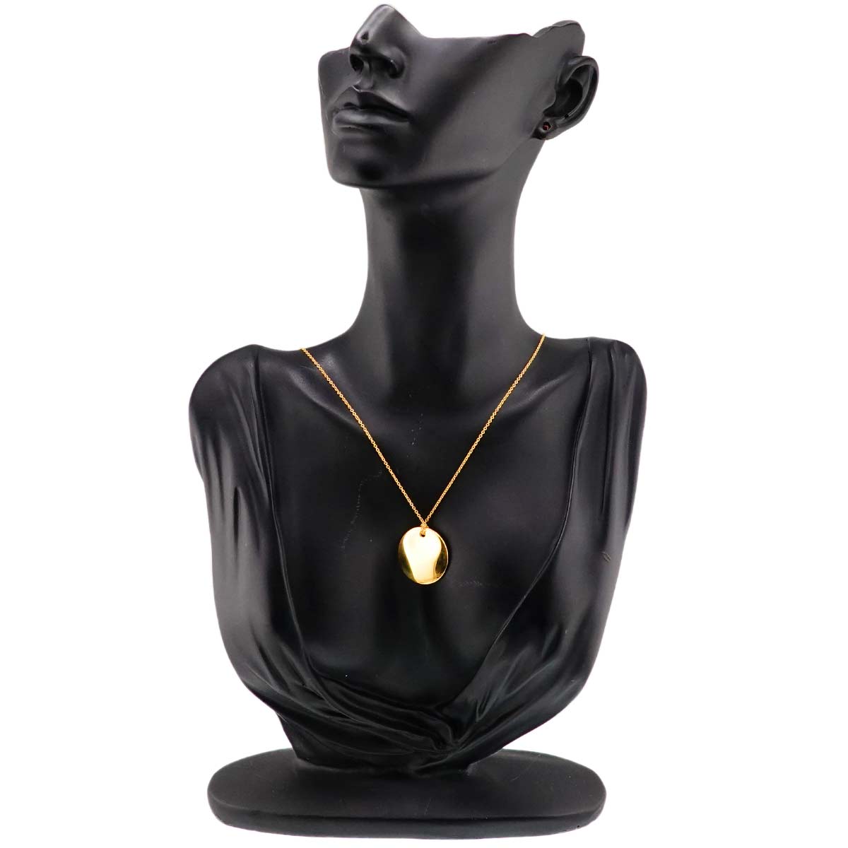 Round motif Necklace 18K Yellow Gold 750