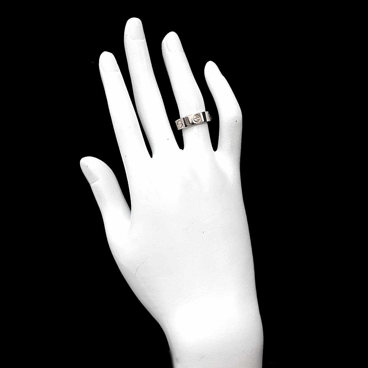 Love Ring 18K White Gold 750 size51 5.25(US)