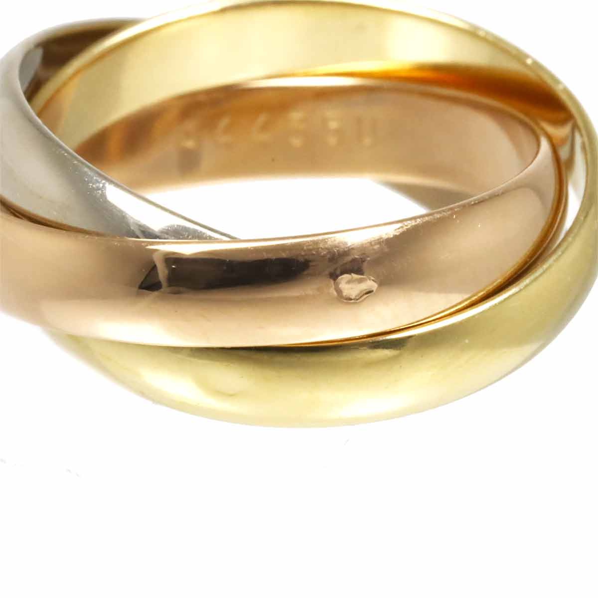 Trinity MM Ring 18K YG WG PG 750 Size50 5.25(US)