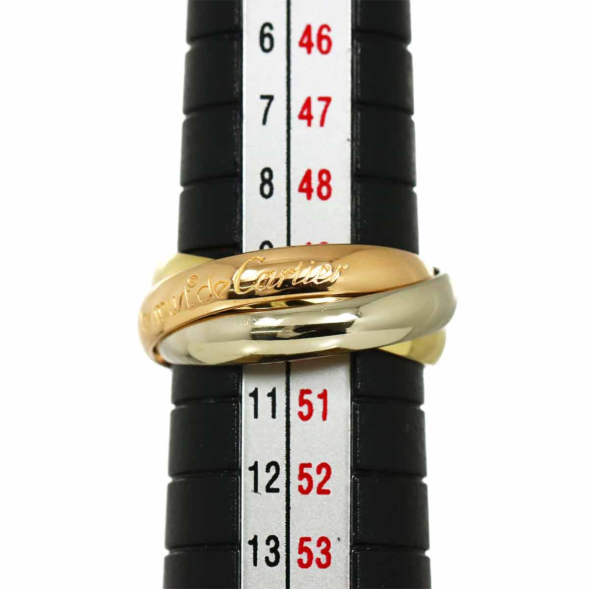 Trinity MM Ring 18K YG WG PG 750 Size50 5.25(US)