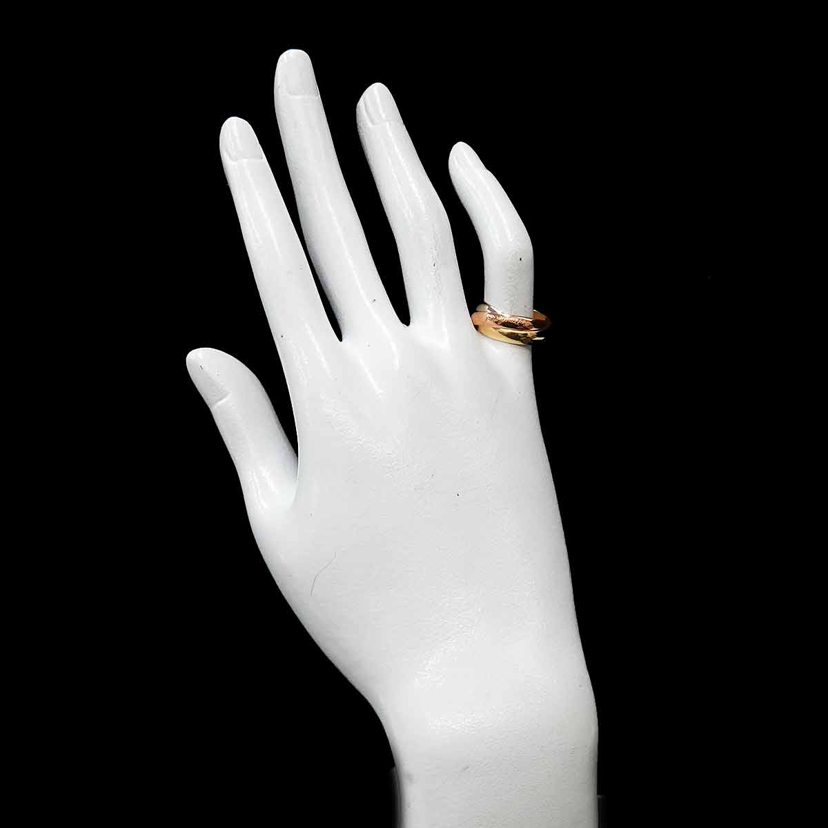 Trinity MM Ring 18K YG WG PG 750 Size50 5.25(US)