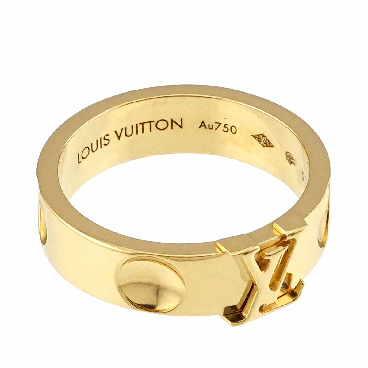 Anplant LV Ring 18K YG 750 size51 5.25-5.5(US)