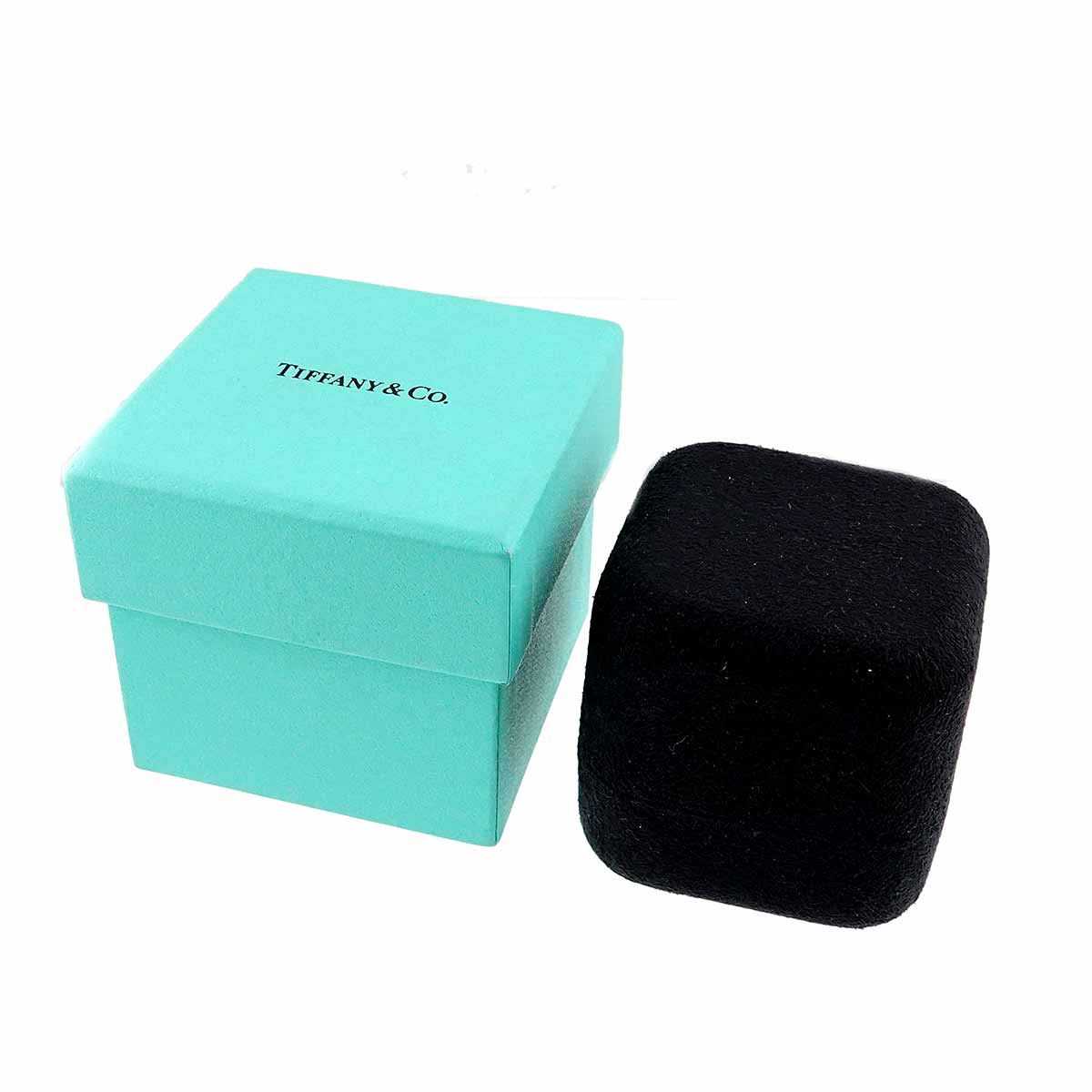 Half Diamond band Ring Platinum Size5.25-5.5(US)