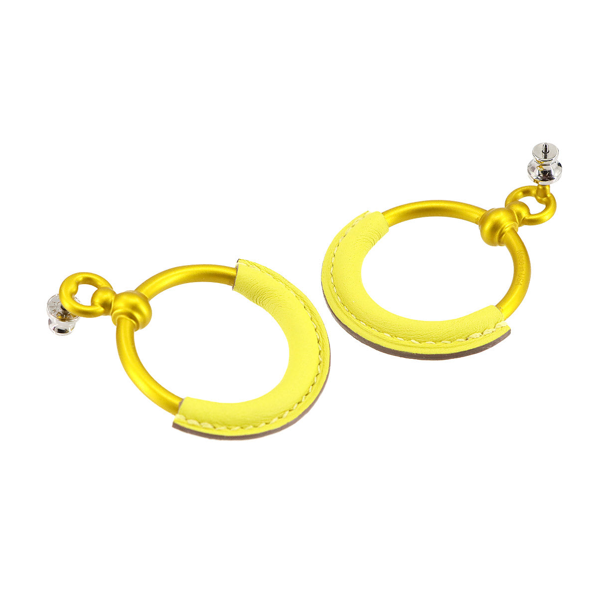 Loop Earrings Veau Swift Lime Accessory