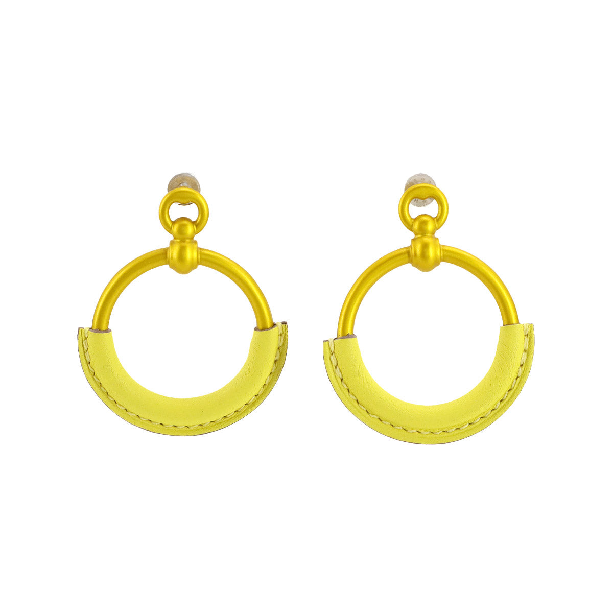 Loop Earrings Veau Swift Lime Accessory