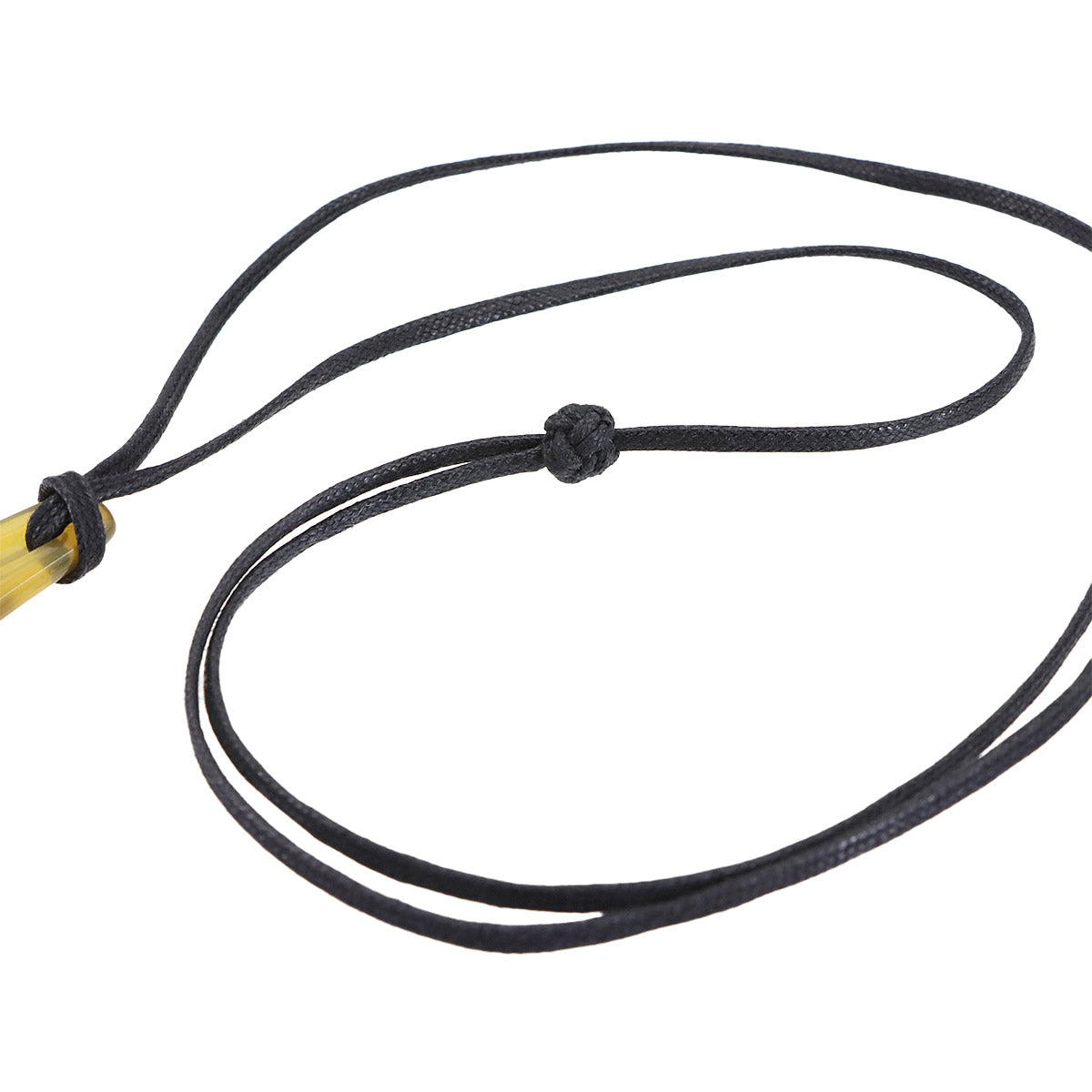 Buffalo Horn Necklace Lacquer Black Brown Accessory