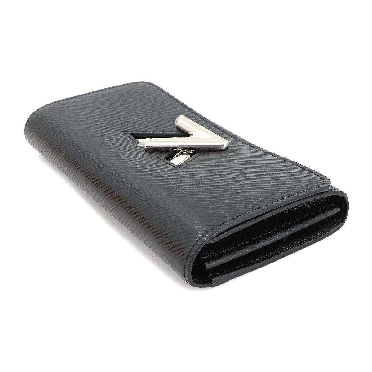 Epi Twist Wallet Long Leather Noir M68309 Purse