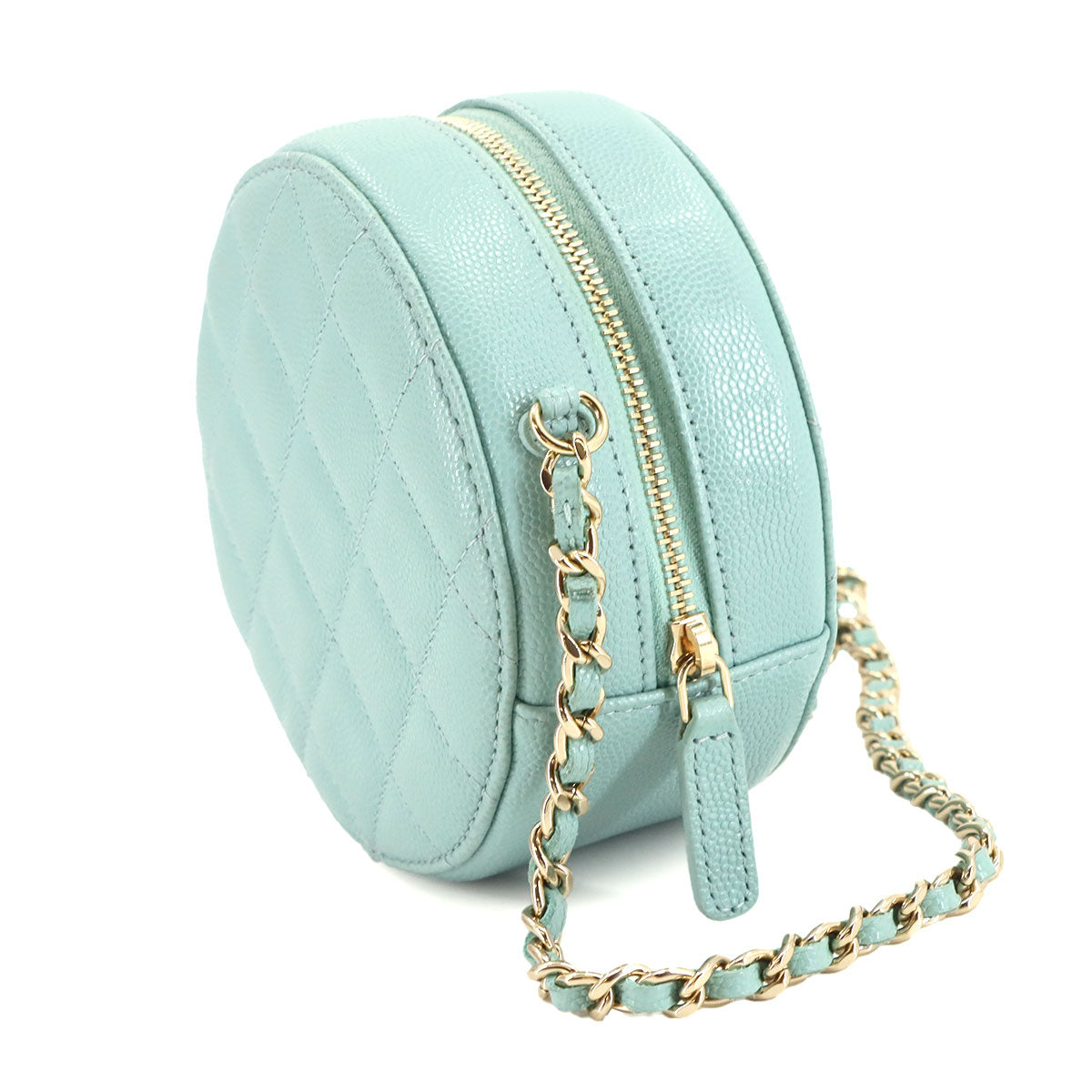 Matelasse Mini Classic Chain Shoulder Bag Leather AP0245