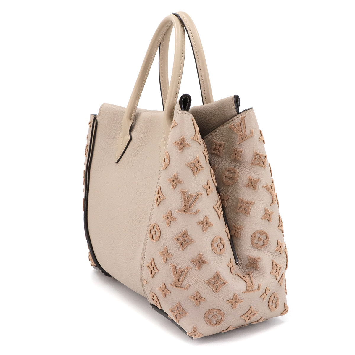 Veau Cachemire Tote W PM Tote Bag Leather Galet M94483