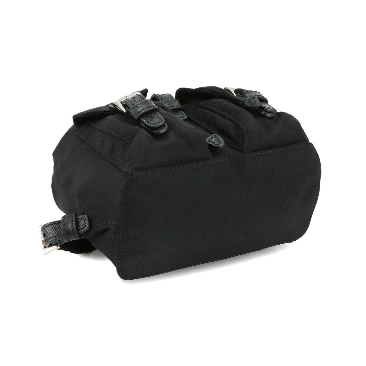 Mini Chain Shoulder Bag Nylon Leather Black BZ0029 Backpack