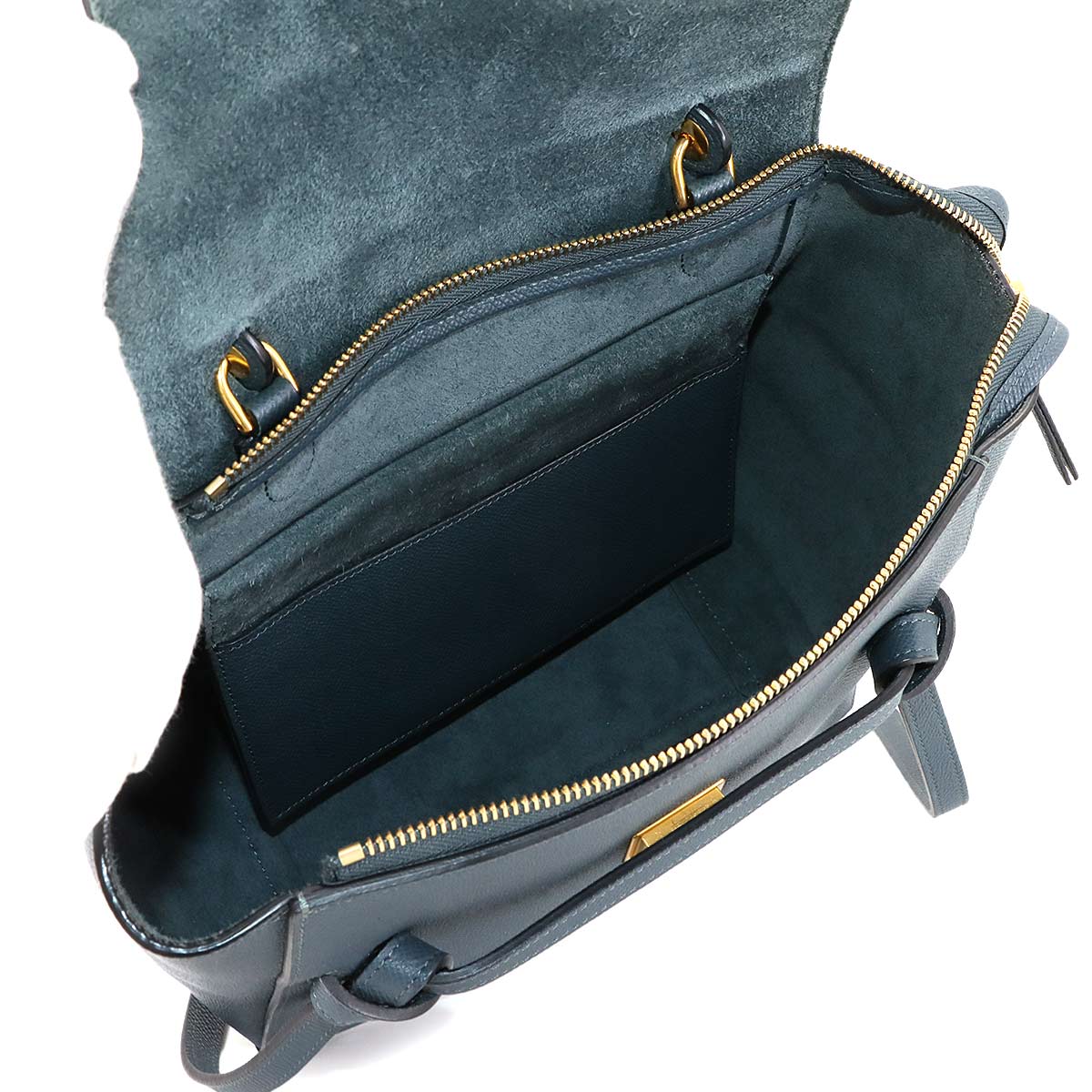 Belt Bag Micro Hand Shoulder Bag Leather Dark blue 189153