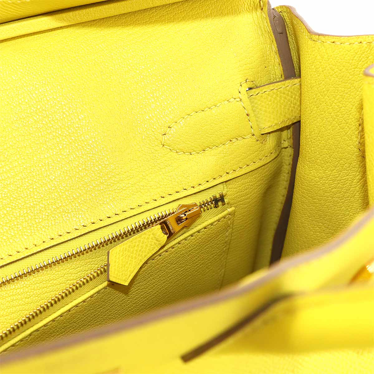 Birkin 30 Veau Epsom Lime Hand Bag Purse