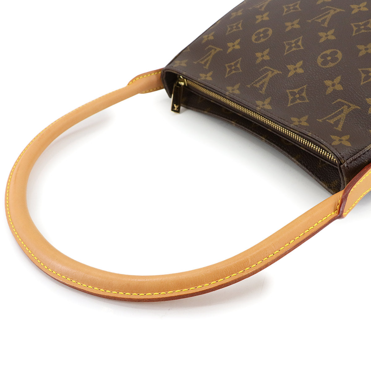 Monogram Looping MM Shoulder Bag Brown M51146 Purse