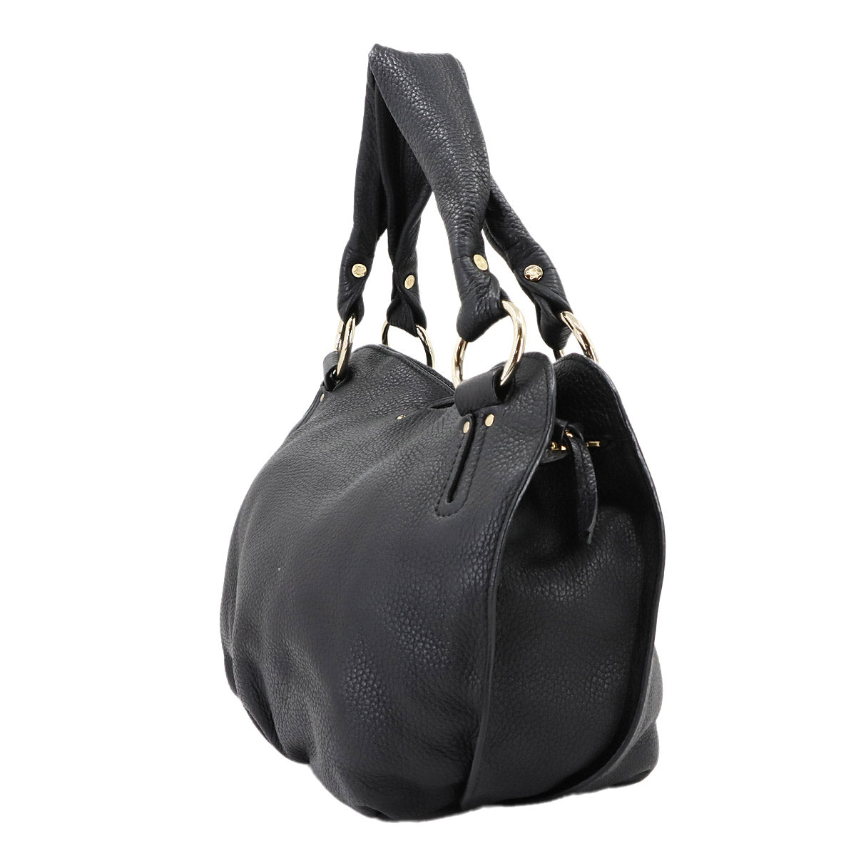 Bittersweet Hand Bag Leather Black Purse