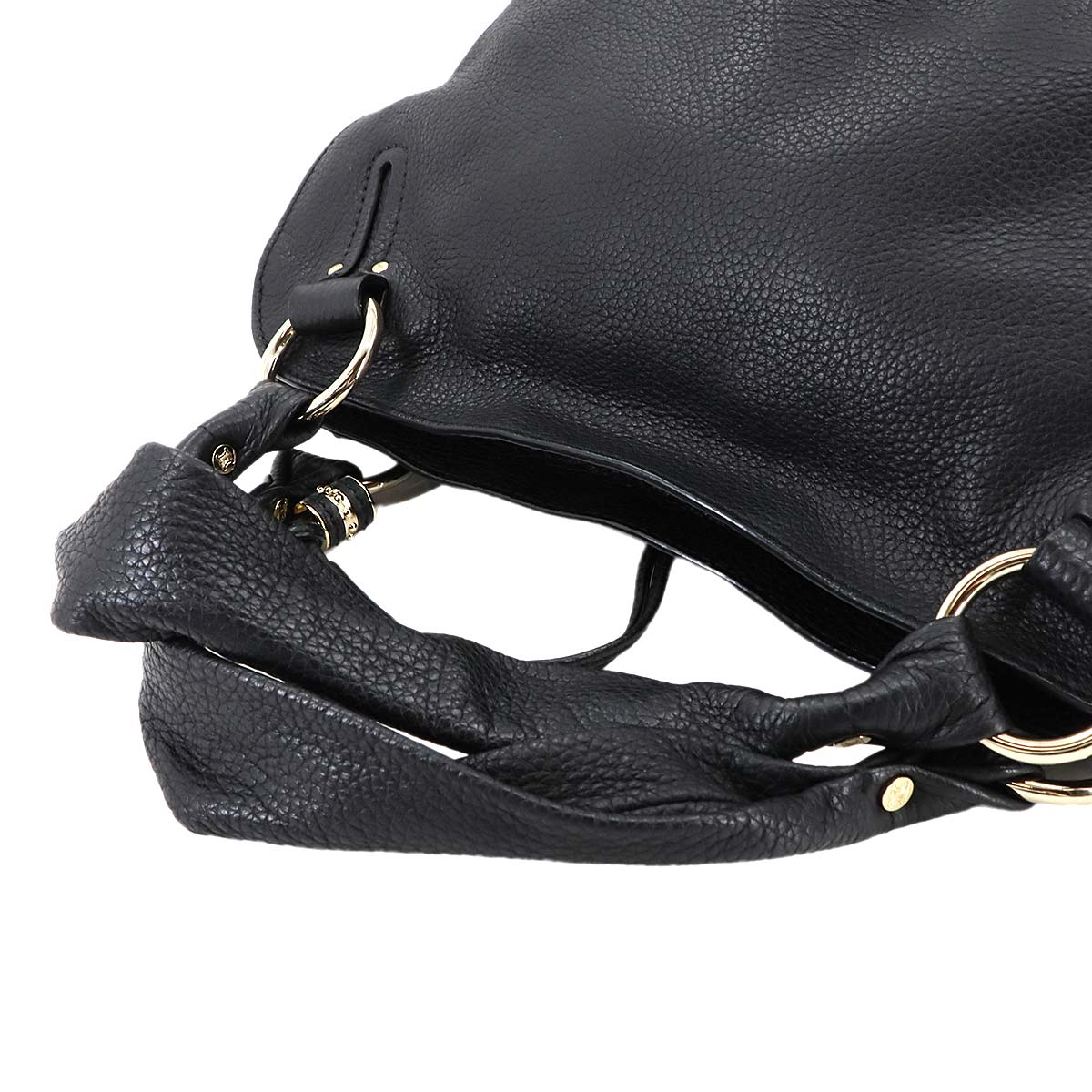 Bittersweet Hand Bag Leather Black Purse