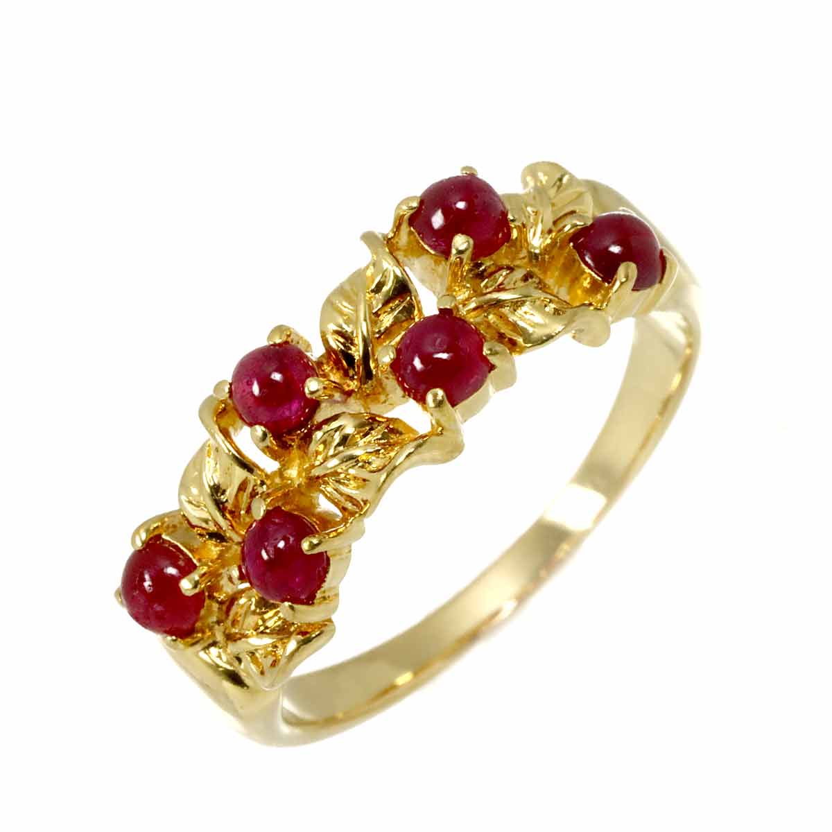 Ruby Ring 18K YG 750 size7.25(US)