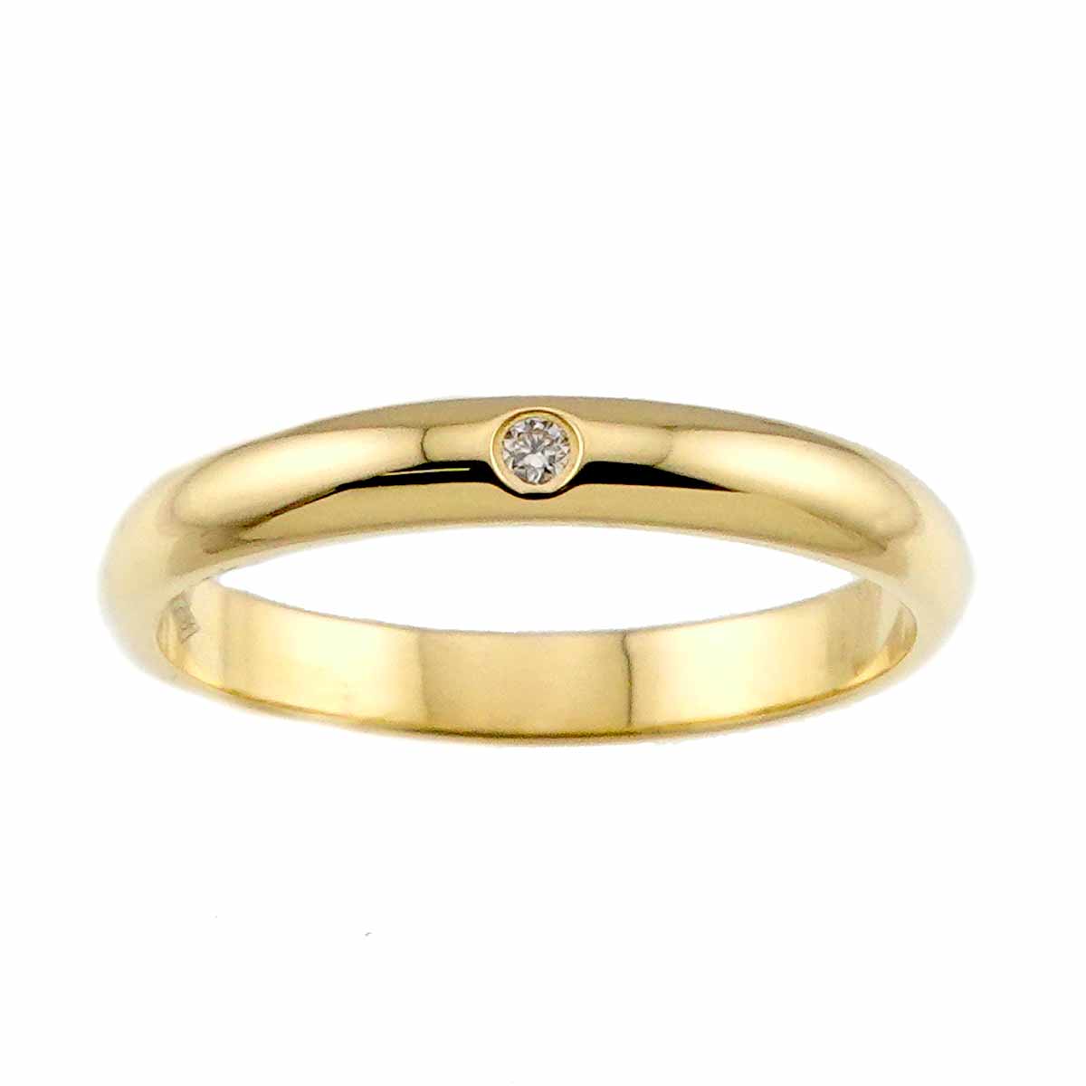 1895 Classic Diamond 1P Ring 18K YG 750 Size49 4.75-5(US)