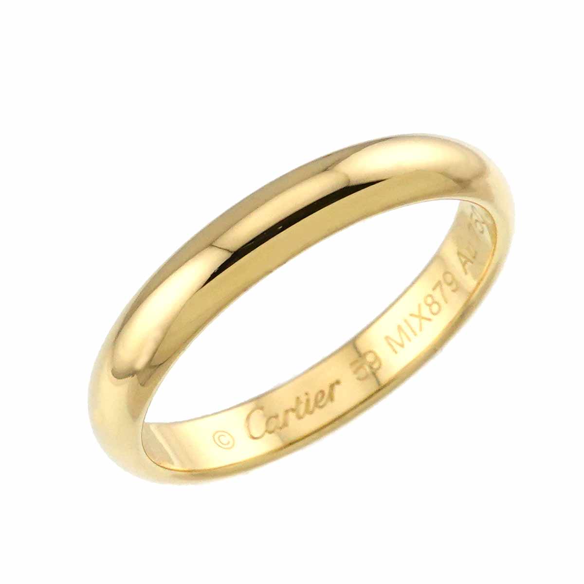 Classic Ring 18K Yellow Gold 750 size59 8.75(US)